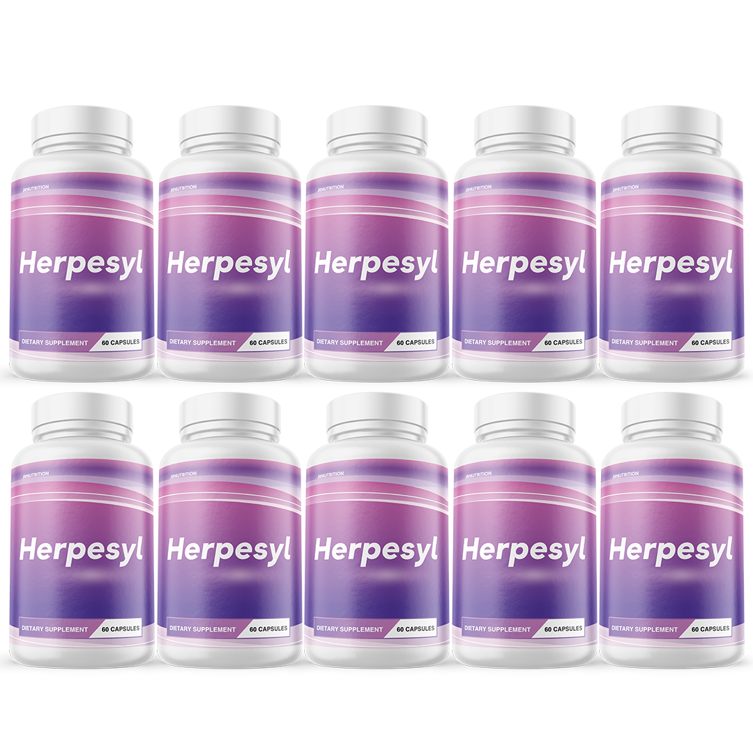 Herpesyl - Dietary Supplement 60 Capsules (10 Pack)